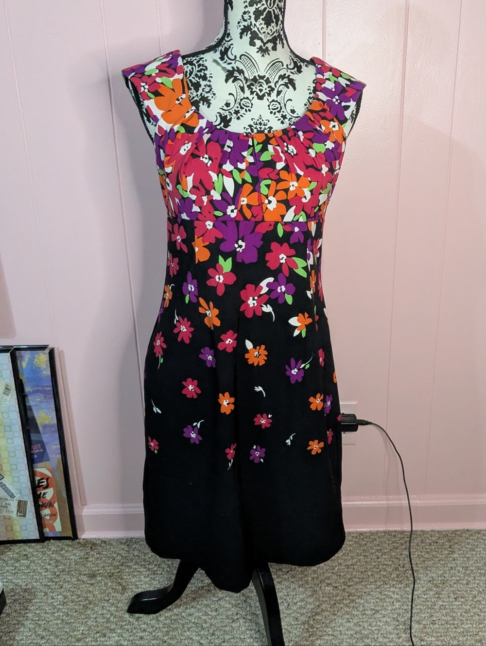 floral midi dress